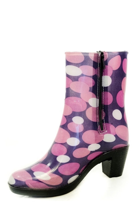 Сапоги . Артикул: OV Резина фиолет 