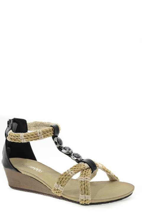 Босоножки . Артикул: OM FEEDINNIS 3663-13 BLACK