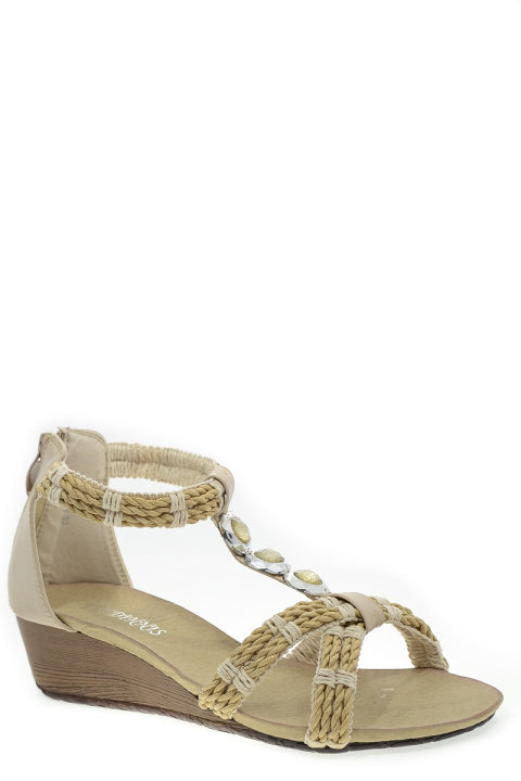 Босоножки . Артикул: OM FEEDINNIS 3663-13 BEIGE