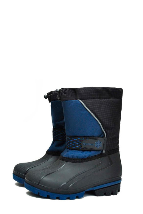 Детские сноубутсы Nordman Junior черно-синие  Nordman. Артикул: 28n-3990