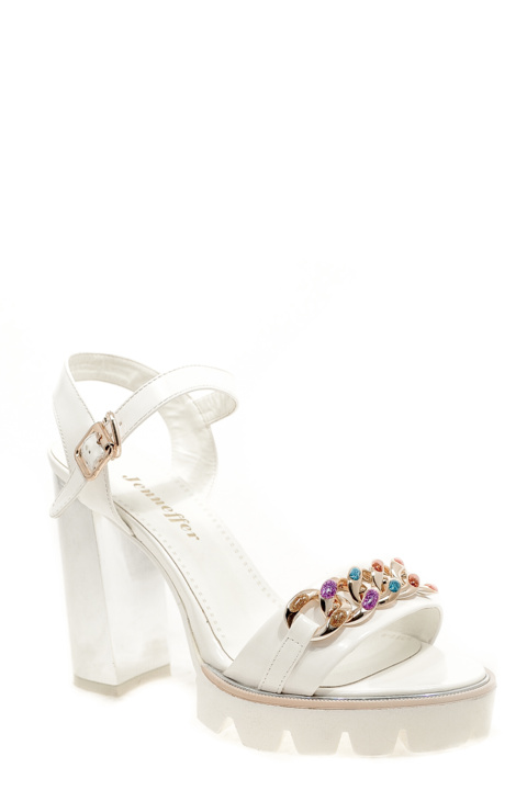 Босоножки Jenneffer. Артикул: ARZ Jennefer X365-M6115-1 white