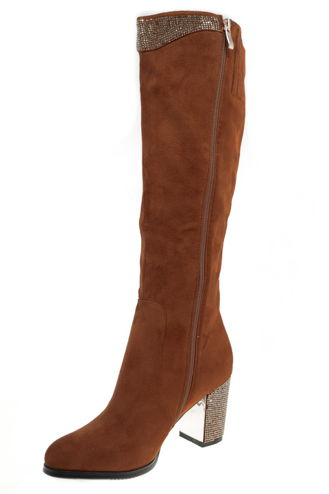 Сапоги . Артикул: ARZ Elo J-001 brown