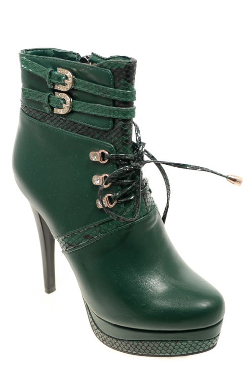 Ботинки . Артикул: ARZ Evelina F469-G318 green