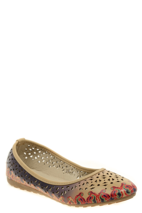 Балетки . Артикул: ARZ Fashion 3940-1 беж