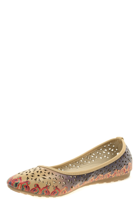 Балетки . Артикул: ARZ Fashion 3940-1 беж
