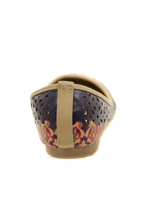 Балетки . Артикул: ARZ Fashion 3940-1 беж