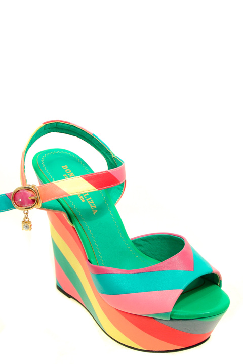 Босоножки DonnaBalizza. Артикул: ARZ Donna Balizza R-11 26 green 