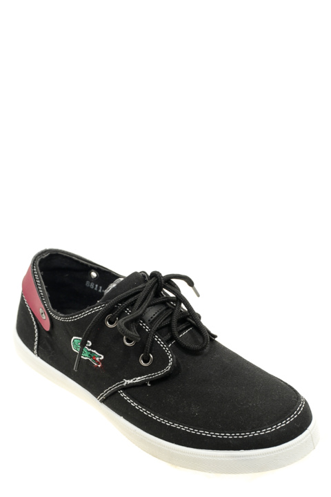 Кеды . Артикул: ARZ Lacoste 8811 black