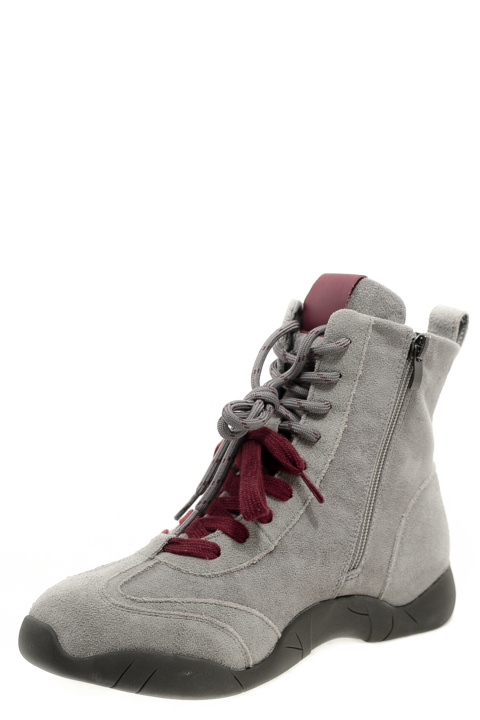 Ботинки Klasiya. Артикул: Klasiya 2835-1T-H1-R gray red